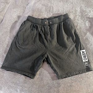 Aeropostale sleepwear sweatshorts size large color navy blue
